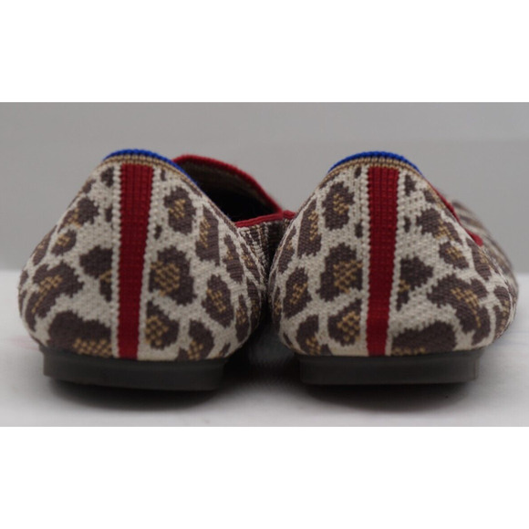 ROTHY’s Womens The Loafers Mocha Spot Flat Shoes Animal Print Leopard Size 9 - Picture 8 of 11
